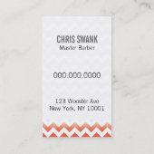 Chevron cisaille le carte de visite de (Dos)