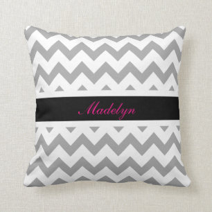 Chevron Custom Name Pillow Kussen