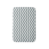 Chevron Dull Silver Badmat (Voorkant Verticaal)