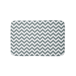 Chevron Dull Silver Badmat