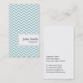 Chevron élégant barre le carte de visite (Devant / Derrière)