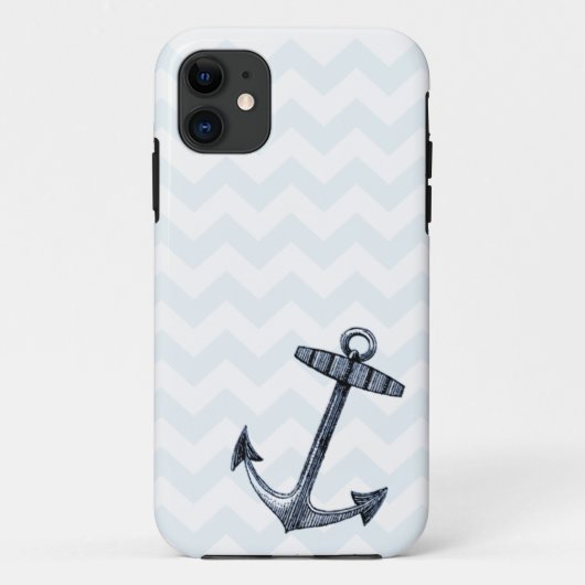 Chevron en Anchor iPhone 5 Hoesje (Achterkant)