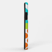 Chevron en Polka Dots Monogram Case-Mate iPhone Case (Achterkant/rechts)