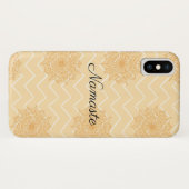 Chevron en Sierpatroon Namaste Case-Mate iPhone Case (Achterkant (horizontaal))