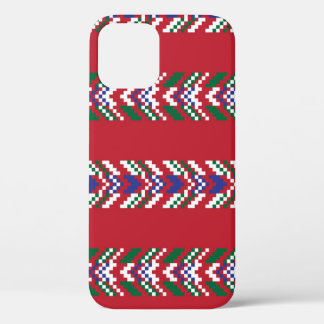 Chevron fair isle naadloze patroondesignallover; iPhone 12 hoesje
