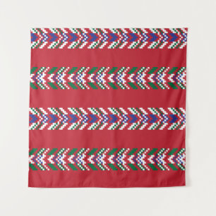 Chevron fair isle naadloze patroondesignallover; wandkleed