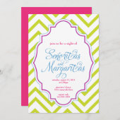 CHEVRON - Girls night out - Uitnodiging (Voorkant / Achterkant)