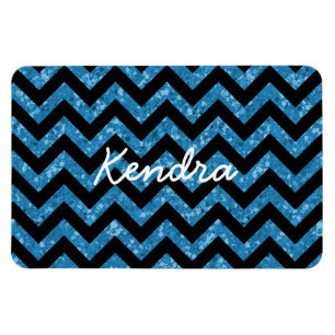 Chevron Glitter Blik Premium Magnet Magneet