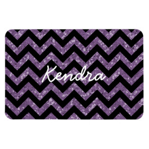 Chevron Glitter Blik Premium Magnet Magneet