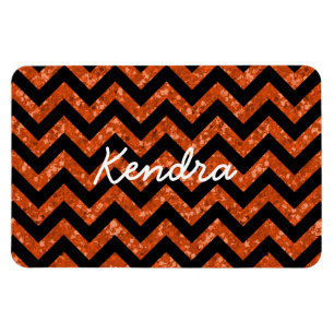 Chevron Glitter Blik Premium Magnet Magneet