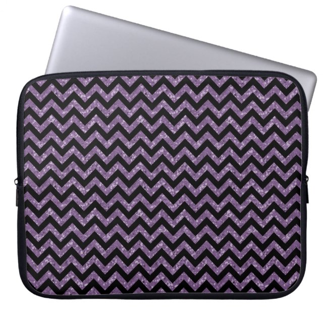 Chevron Glitter Kijk Electronics Sleeve (Voorkant)