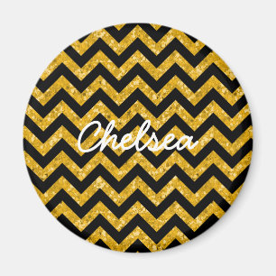 Chevron Glitter Kijk Magnet Magneet
