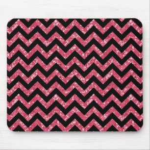 Chevron Glitter Kijk Mousepad Muismat