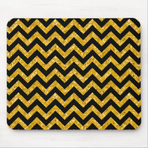 Chevron Glitter Kijk Mousepad Muismat