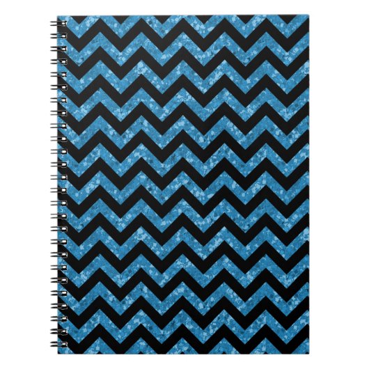 Chevron Glitter Kijk Notitieboek (Voorkant)
