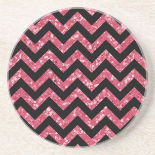 Chevron Glitter Kijk Onderzetter