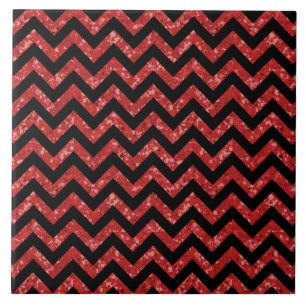 Chevron Glitter Kijk Tegel Tegeltje