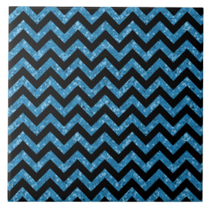 Chevron Glitter Kijk Tegel Tegeltje