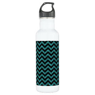 Chevron Glitter Kijk Waterfles