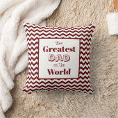 Chevron Greatest Dad in World Kussen (Deken)