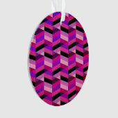 Chevron/Herringbone abstrait | Violets et Violet (devant)