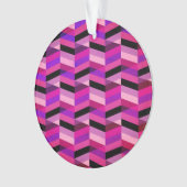 Chevron/Herringbone abstrait | Violets et Violet (devant)