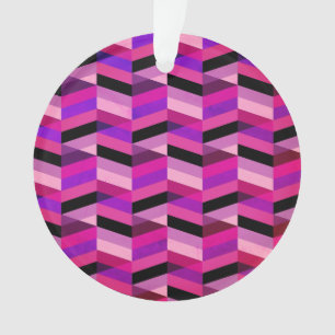 Chevron/Herringbone abstrait Violets et Violet