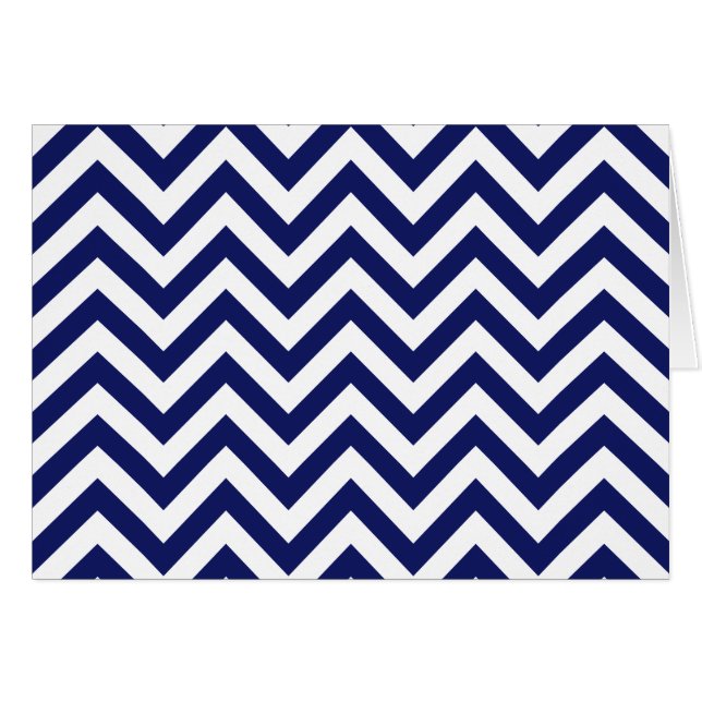 Chevron in blauw en wit (Voorkant Horizontaal)