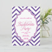 CHEVRON - invitation BACHELORETTE- de filles de la (Debout devant)