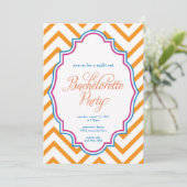 CHEVRON - invitation BACHELORETTE- de filles de la (Debout devant)