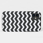 Chevron iPhone 5 Hoesje zwart-wit (Achterkant (horizontaal))