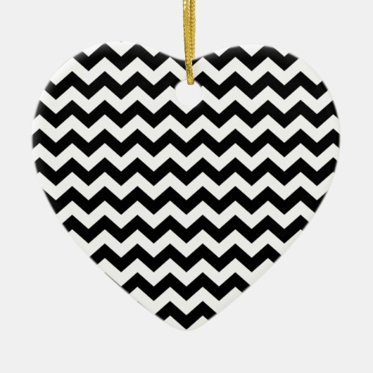 Chevron Keramisch Ornament (Voorkant)