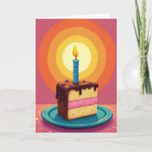 Chevron Kerst Dessertkaart Kaart