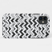 Chevron Koe Black en White Case-Mate iPhone Case (Achterkant (horizontaal))