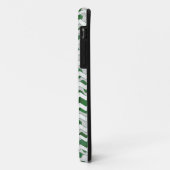 Chevron Koe Green en White Print Case-Mate iPhone Case (Achterkant/links)