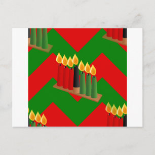 chevron kwanzaa briefkaart