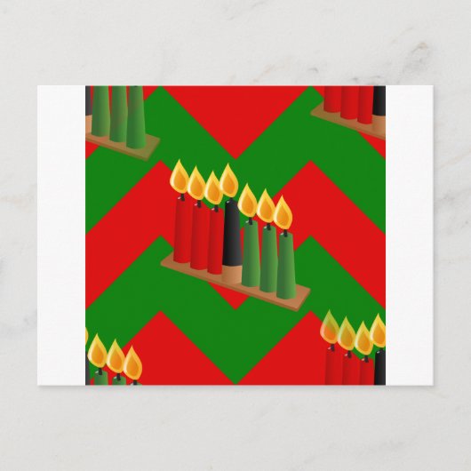 chevron kwanzaa briefkaart (Voorkant)