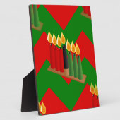 chevron kwanzaa fotoplaat (Zijkant)