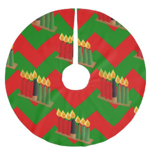 Chevron Kwanzaa Kerstmis Boom Rok Kerstboom Rok