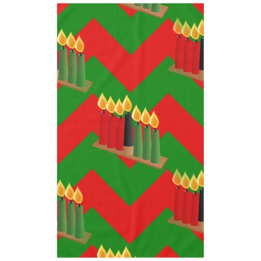 chevron kwanzaa tafelkleed (Voorkant)