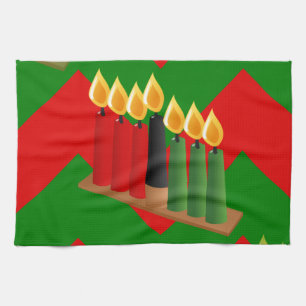 chevron kwanzaa theedoek
