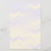 Chevron Lavender & Gold Stationery voor handschrif (Achterkant)