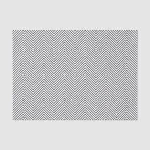 Chevron Line-weefselpapier - zwart op wit Tissuepapier