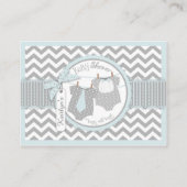 Chevron Luier Stropdas Jumper Uil Breng een Boek K Informatiekaartje (Achterkant)