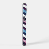 Chevron Marbre Rose Bleu Blanc (Côté droit)