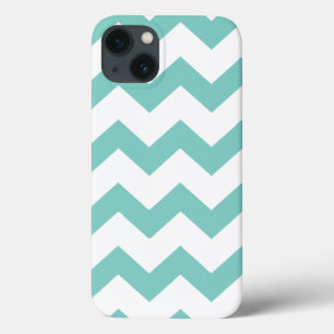 Chevron mint iPhone 13 hoesje