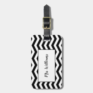 Chevron Mrs Bagagelabel