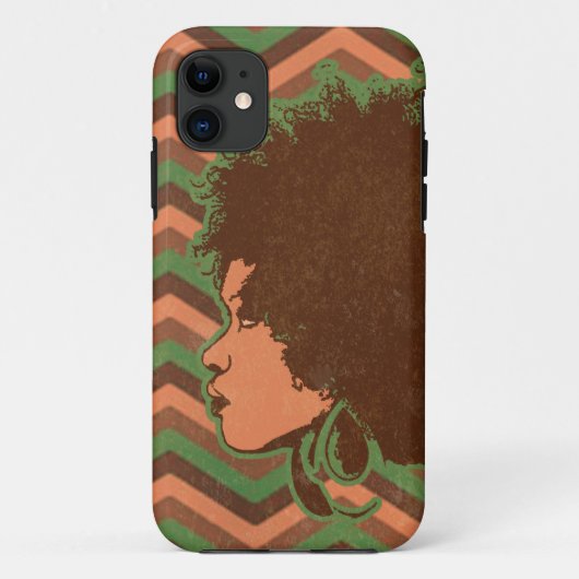 Chevron Natural Case-Mate iPhone Case (Achterkant)