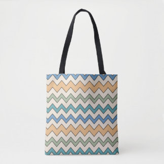 Chevron Natuur Vibes Draagtas