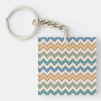 Chevron Natuur Vibes Sleutelhanger